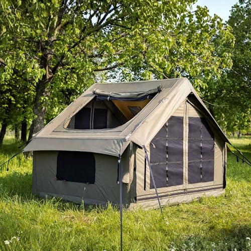 RBM Outdoors Panda Medium Inflatable Tents for Camping Canvas Airtent Green